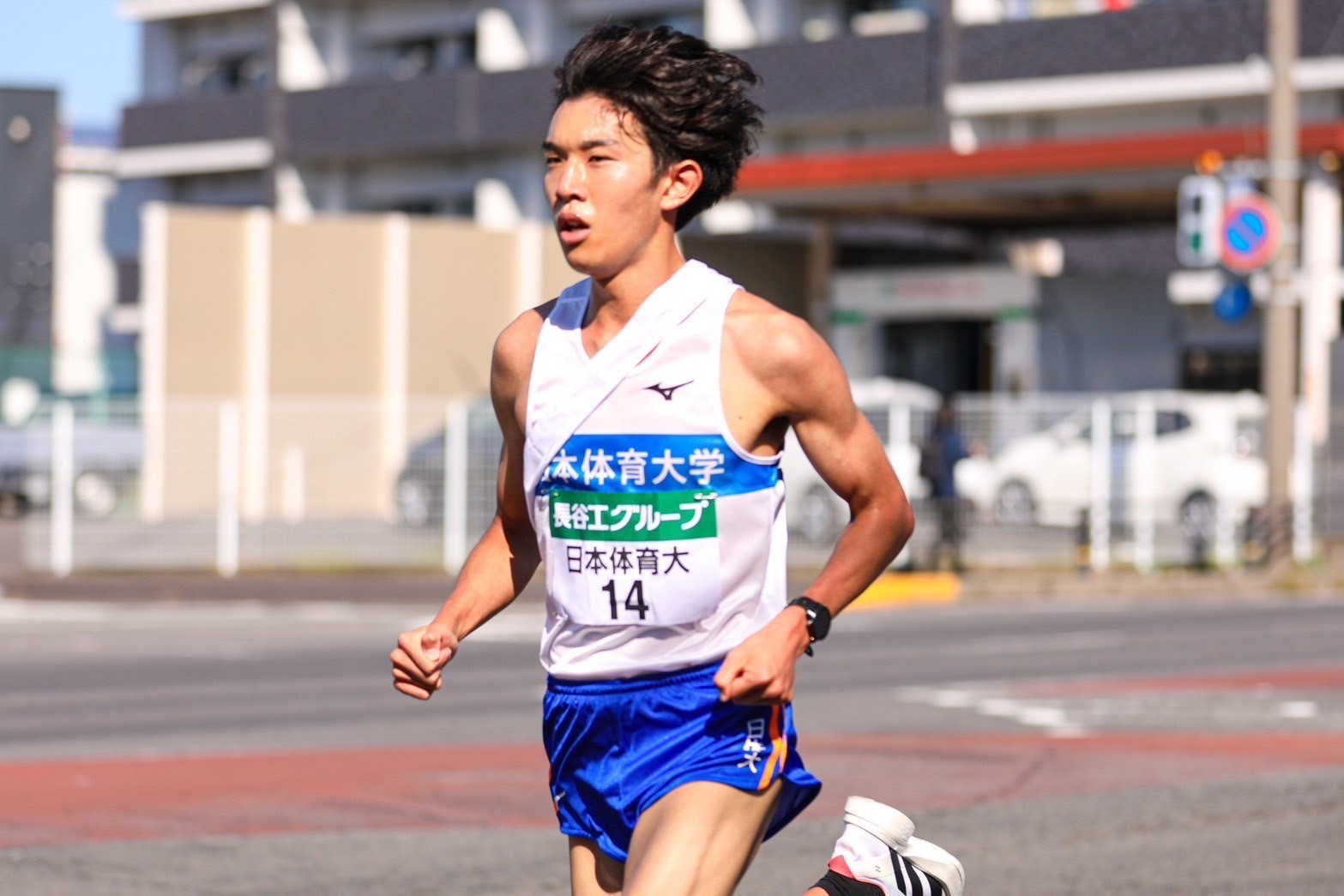 二村昇太朗の陸上競技の写真 - 競技シーン